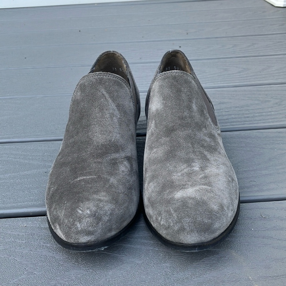 PAUL GREEN Women’s Suede Ankle Boots Grey Size 7 - Picture 7 of 12